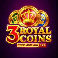 3 Royal Coins Hold and Win slot displaying classic fruit symbols